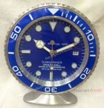 AAA Replica Rolex Blue Face Submariner Table Clock 24cm